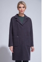 Женское пальто из текстиля с воротником 3000781