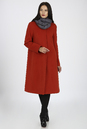 Женское пальто из текстиля с воротником 3000795-2