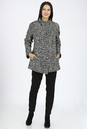 Женское пальто из текстиля с воротником 3000807-2