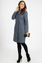 Женское пальто из текстиля с воротником 3000815-2