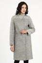 Женское пальто из текстиля с воротником 3000816