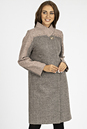 Женское пальто из текстиля с воротником 3000818