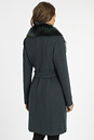 Женское пальто из текстиля с воротником, отделка енот 3000834-4