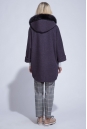 Женское пальто из текстиля с капюшоном, отделка песец 3000837-4