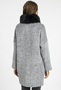 Женское пальто из текстиля с воротником, отделка песец 3000842-4