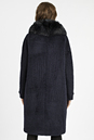 Женское пальто из текстиля с воротником, отделка песец 3000853-4