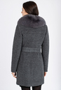 Женское пальто из текстиля с воротником, отделка песец 3000858-3