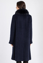 Женское пальто из текстиля с воротником, отделка песец 3000859-3
