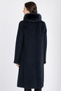 Женское пальто из текстиля с воротником, отделка песец 3000861-3
