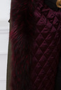 Парка женская с капюшоном, отделка натуральным мехом енота 4100007-2