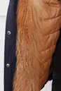 Парка женская с капюшоном, отделка натуральным мехом лисы 4100017-2