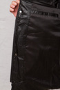 Пуховик мужской с капюшоном, отделка натуральным мехом чернобурки 2100324-2