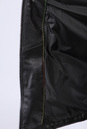 Пуховик мужской из натуральной кожи с капюшоном, отделка чернобурка 2100401-5