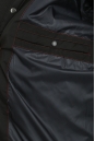Пуховик мужской из текстиля с капюшоном, отделка чернобурка 3800360-3