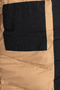 Пуховик мужской из текстиля с капюшоном, отделка искусственный мех 3800402-4