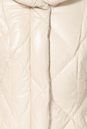 Пуховик женский из натуральной кожи с воротником, отделка норка 2100121-2