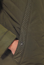 Пуховик женский из текстиля с капюшоном, отделка чернобурка 2100165-3