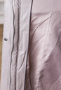 Пуховик женский с капюшоном, отделка натуральным мехом чернобурки 2100283-5 вид сзади