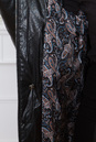Пуховик женский с капюшоном, отделка натуральным мехом чернобурки 2100305-2