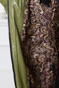 Пуховик женский с капюшоном, отделка натуральным мехом чернобурки 2100311-5