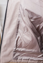 Пуховик женский из эко-кожи с капюшоном, отделка лиса 2100333-7 вид сзади