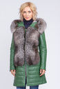 Женское кожаное пальто из натуральной кожи с капюшоном, отделка блюфрост 2100425