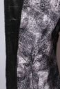 Пуховик женский из натуральной кожи с капюшоном, отделка чернобурка 2100431-2
