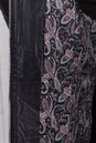Пуховик женский из эко-кожи с капюшоном, отделка чернобурка 3700001-2