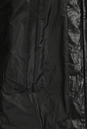 Пуховик женский из эко-кожи с капюшоном, отделка чернобурка 3700044-3