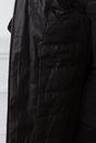 Пуховик женский из текстиля с капюшоном, отделка чернобурка 3800001-2
