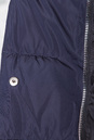 Пуховик женский из текстиля с капюшоном, отделка блюфрост 3800101-3
