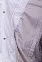 Пуховик женский из текстиля с капюшоном, отделка песец 3800153-2