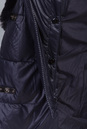 Пуховик женский из текстиля с капюшоном, отделка искусственный мех 3800161-5