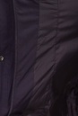 Пуховик женский из текстиля с капюшоном, отделка норка 3800182-2