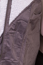 Пуховик женский из текстиля с капюшоном, отделка искусственный мех 3800200-4