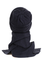 Шапка мужская и шарф из трикотажа 0602490-3