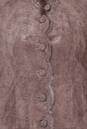 Женское кожаное пальто из натуральной замши (с накатом) с воротником, отделка норка 0900173-9 вид сзади