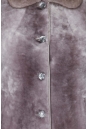 Шуба из мутона с воротником, отделка норка и каракуль 1300625-8 вид сзади