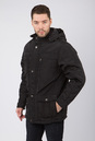 Мужская куртка из текстиля с капюшоном 1000136