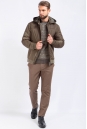 Куртка мужская из текстиля с капюшоном 1000300-2