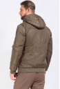 Куртка мужская из текстиля с капюшоном 1000300-3