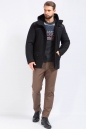 Мужская куртка из текстиля с капюшоном 1000307-5