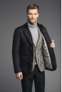 Мужская куртка из текстиля с воротником 1000786-3