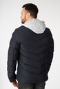 Мужская куртка из текстиля с капюшоном 1001160-3