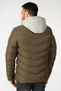 Мужская куртка из текстиля с капюшоном 1001162-3
