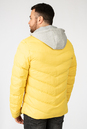 Мужская куртка из текстиля с капюшоном 1001163-3