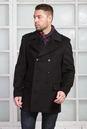 Мужское пальто из текстиля с воротником 3000616