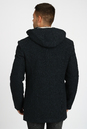 Мужское пальто из текстиля с капюшоном, отделка искусственный мех 3000764-4